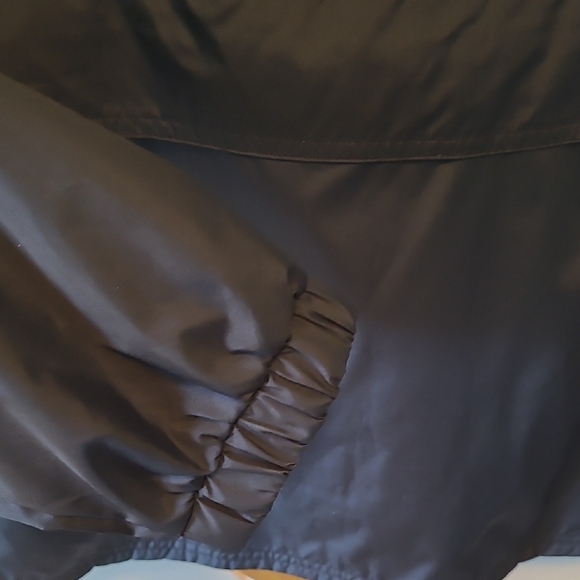 Lauren James Black Windbreaker Jacket with Leopard Print - Picture 5 of 11